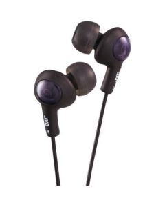 JVC HAFR6B Gumy Plus Earbuds with Remote & Microphone (Black)