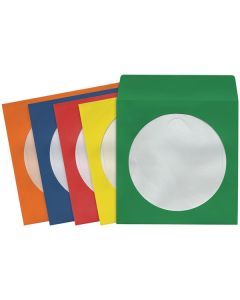 Maxell 190134 - CD401 CD/DVD Storage Sleeves (50 pk; Colors)